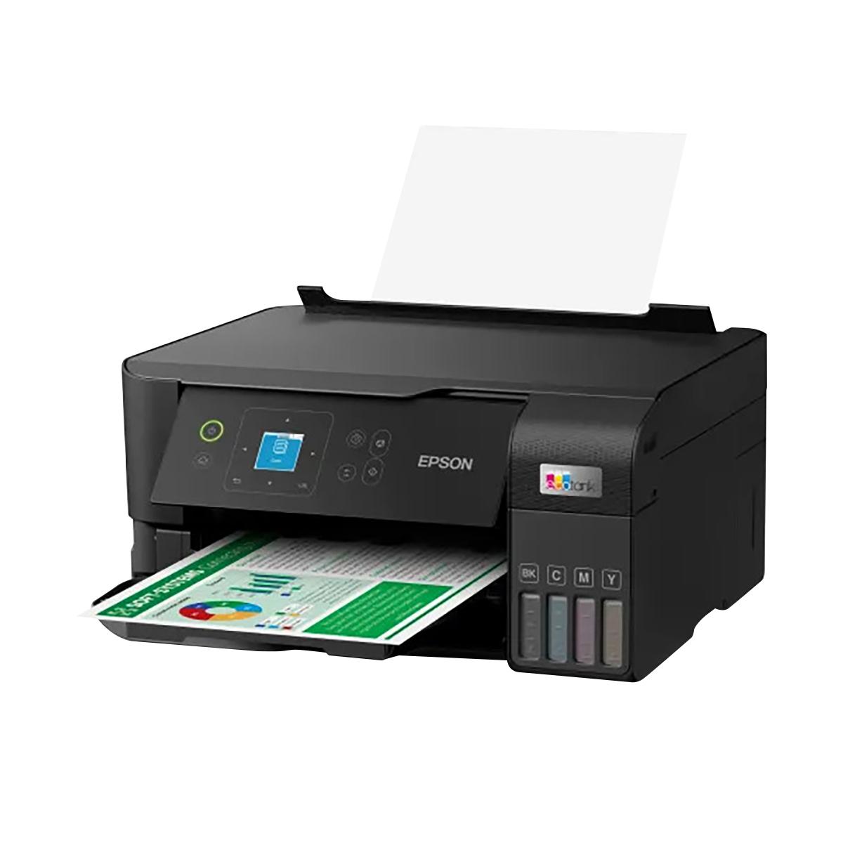 Impresora Multifuncional Epson Ecotank L3560 Wifi Usb Color Negro